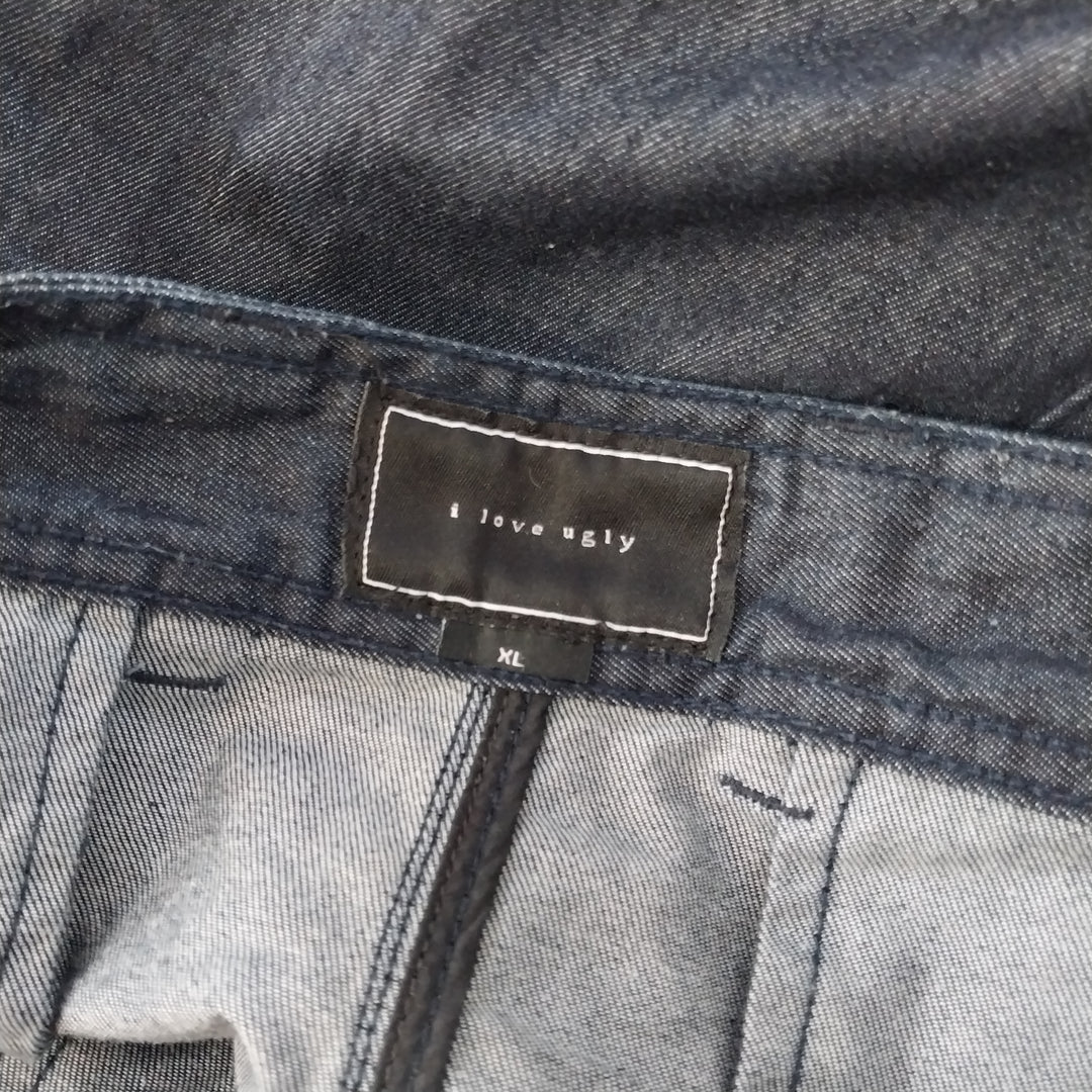 I love ugly Mens Denim Pants Size XL