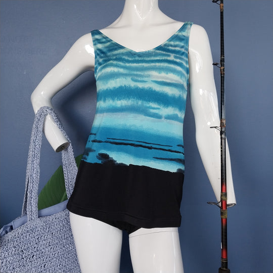 Jantzen Skirted Swimsuit Size 16 NZ Made