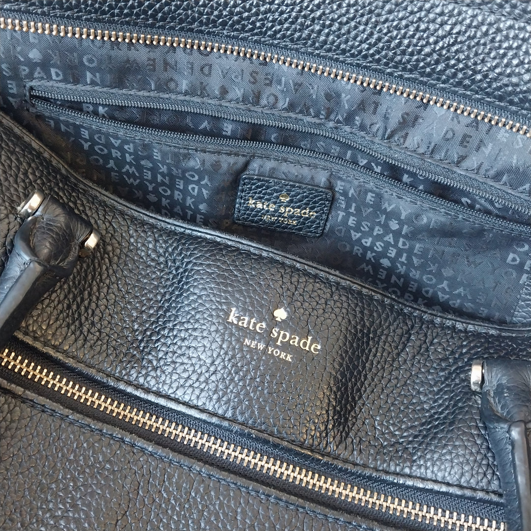 Kate Spade Chester Street Allyn Large Tote Bag Black Leather