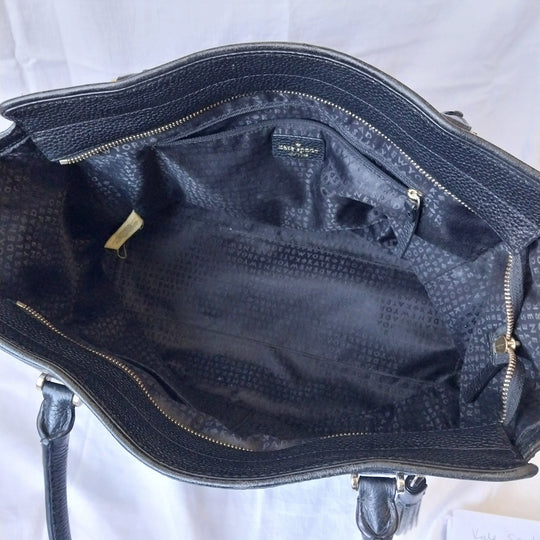 Kate Spade Chester Street Allyn Large Tote Bag Black Leather