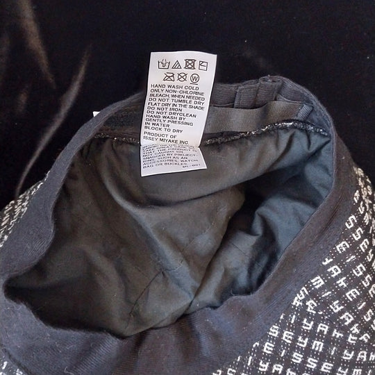 Issey Miyake Cross Word Hat made In Japan
