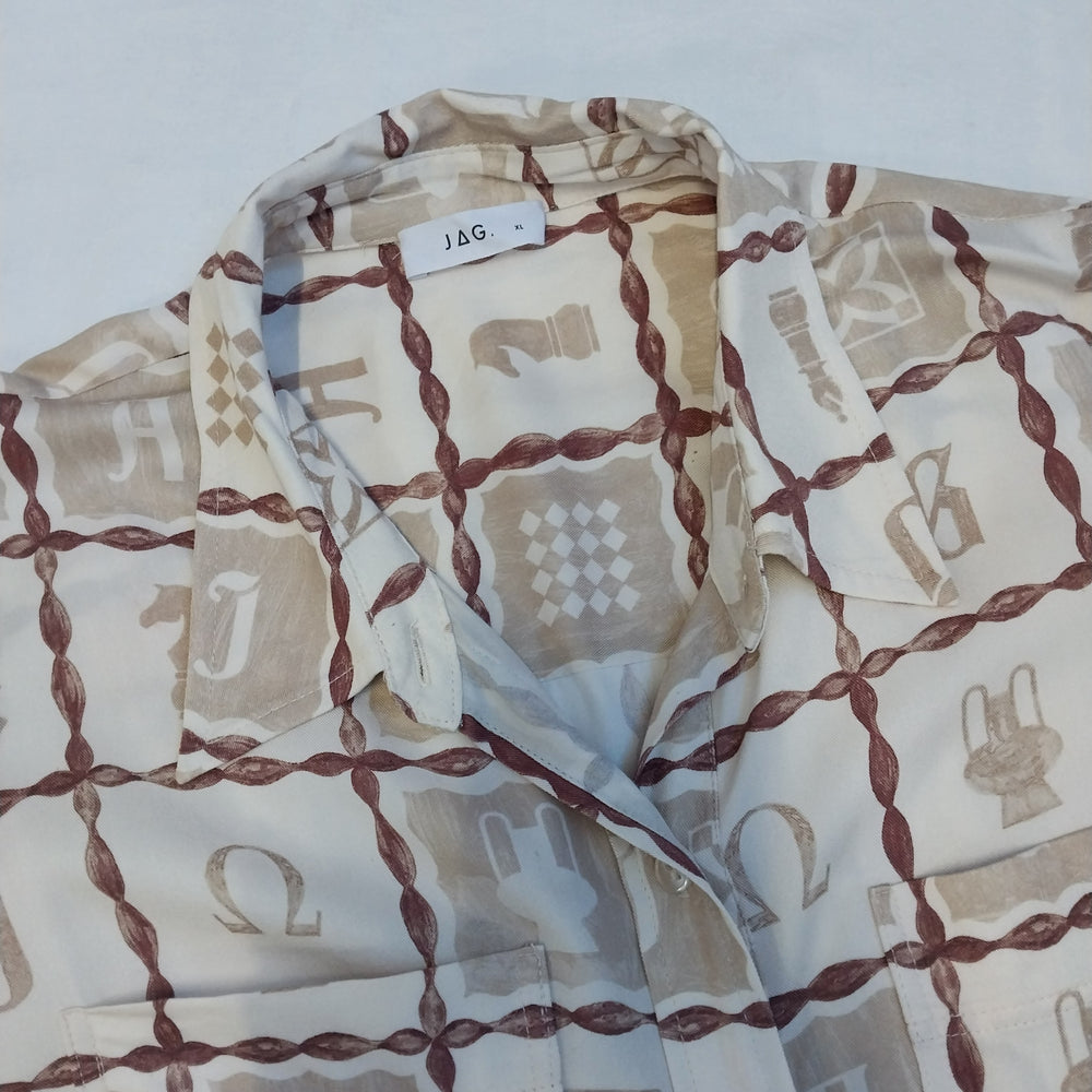 Jag Womens Sarti Gambit Long Sleeve Shirt Size XL