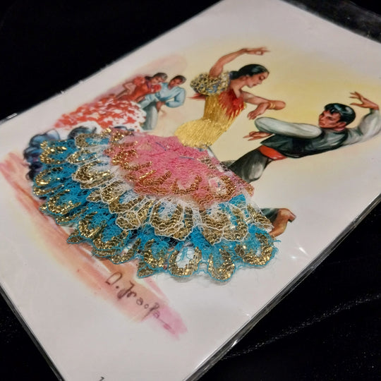 Vintage Postcards Featuring Flamenco Dancers 4 X
