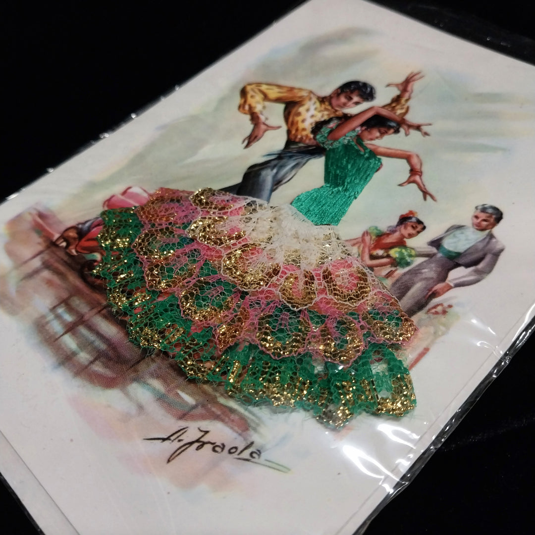 Vintage Postcards Featuring Flamenco Dancers 4 X