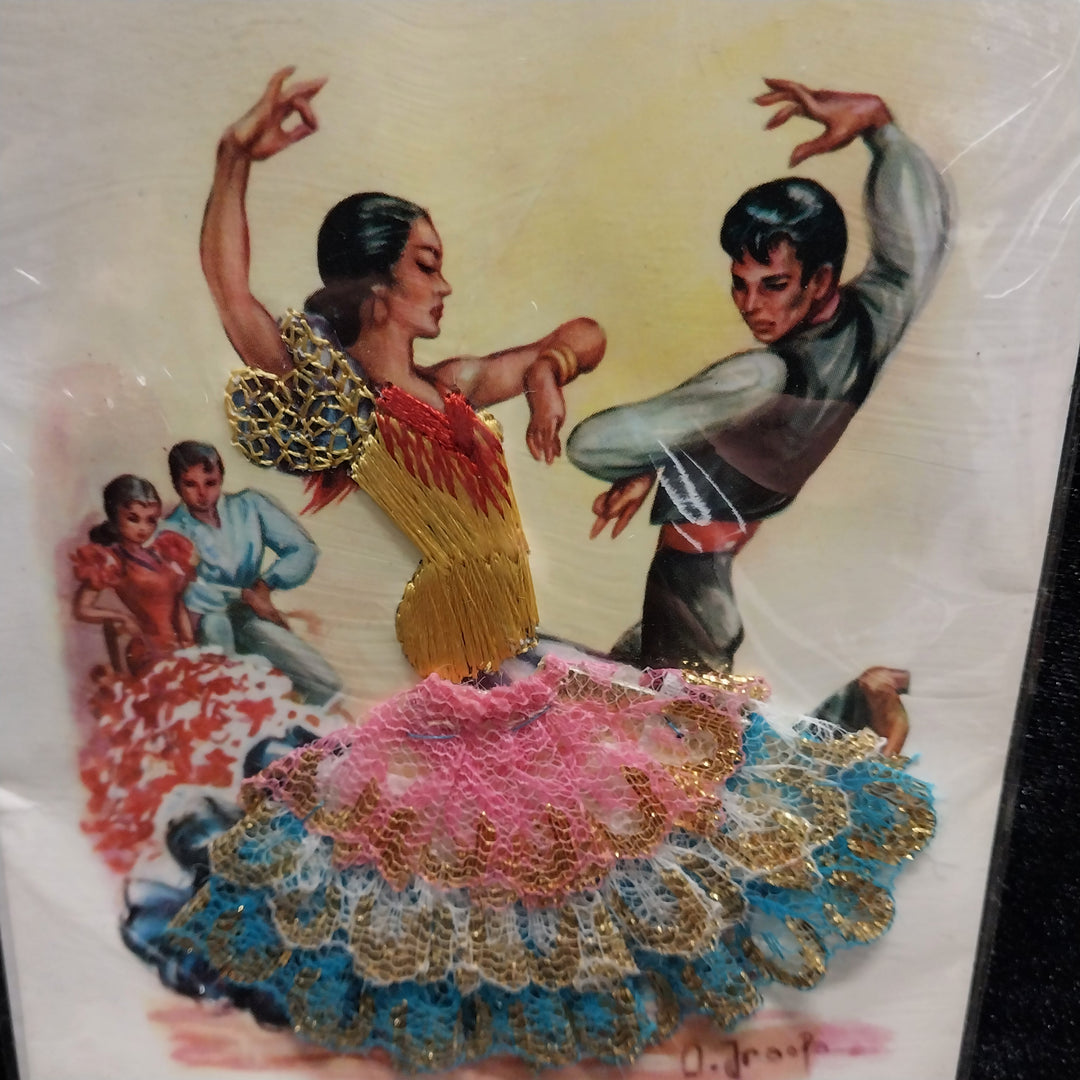 Vintage Postcards Featuring Flamenco Dancers 4 X