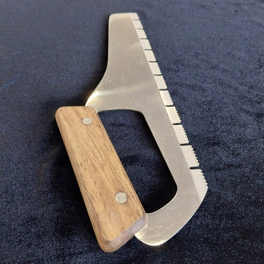 Vintage YAX Stainless Steel Frozen Meat Saw  made In Japan