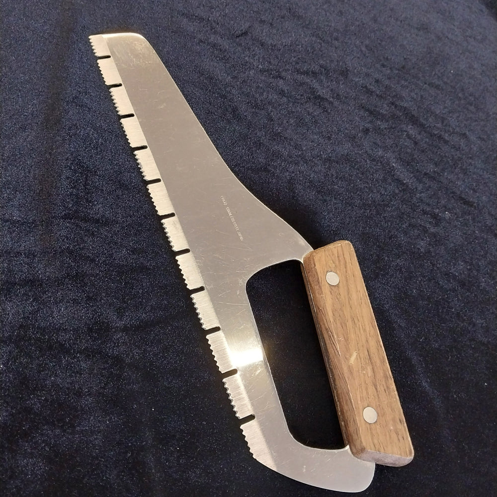 Vintage YAX Stainless Steel Frozen Meat Saw  made In Japan