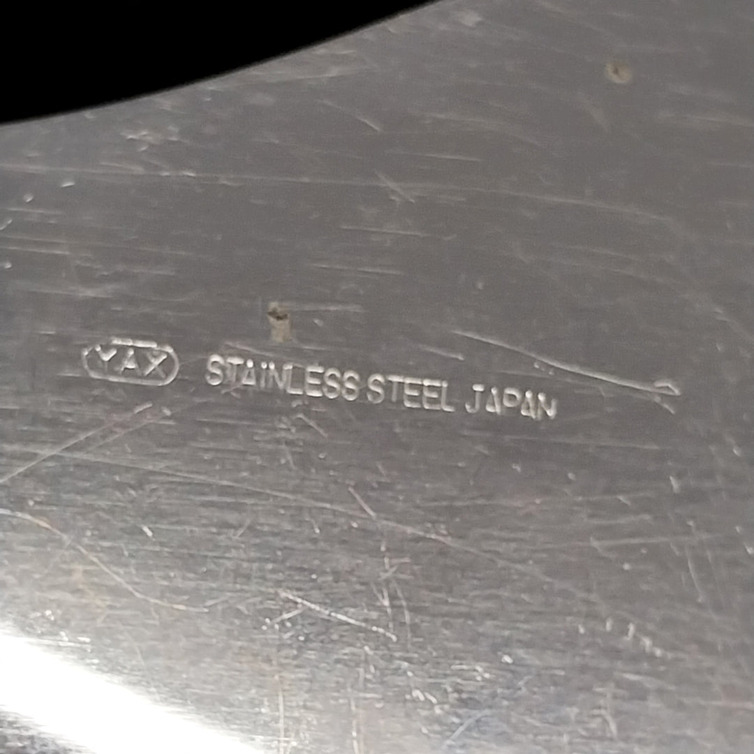 Vintage YAX Stainless Steel Frozen Meat Saw  made In Japan