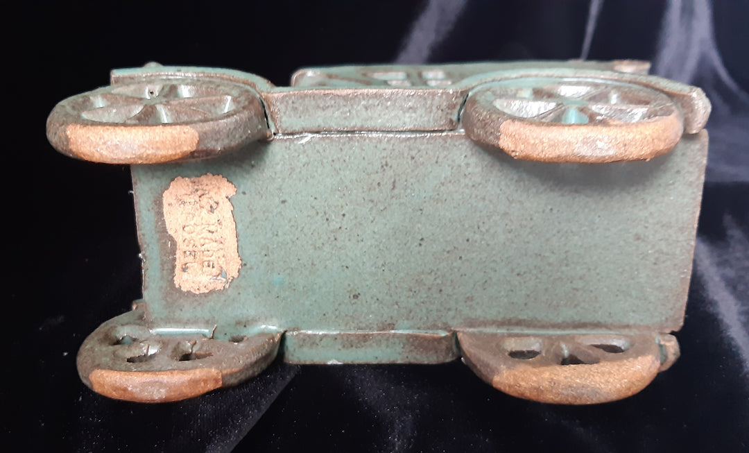 Hand made pottery Vintage car
