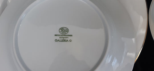 Hutschenreuther German Dinner Set white with gold trim