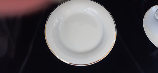 Hutschenreuther German Dinner Set white with gold trim