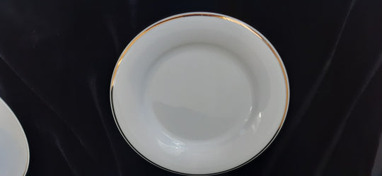 Hutschenreuther German Dinner Set white with gold trim