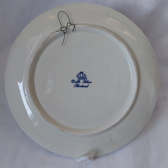 Royal Delft Dutch Countryside Scene Plate 19cm # 2