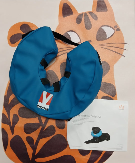 KRUUSE Inflatable Dog Collar , Post Operative Size M