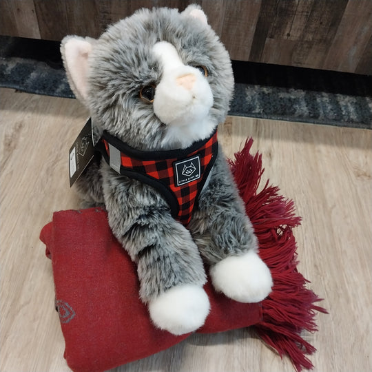 Little Kitty co Plaid to the Bone Step In Cat Harness BNWT size S