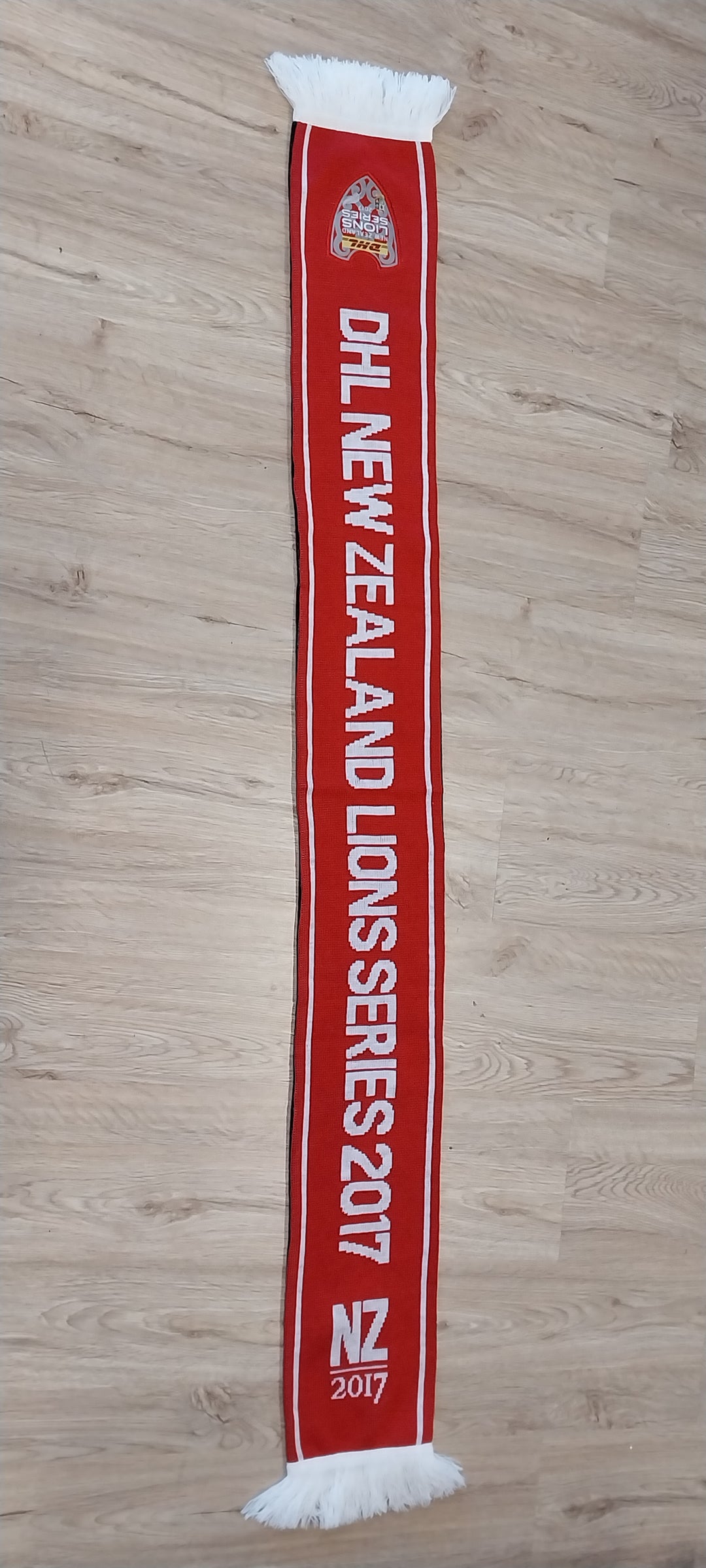 Lions Tour Half Black/White  Half Red Scarf  2017