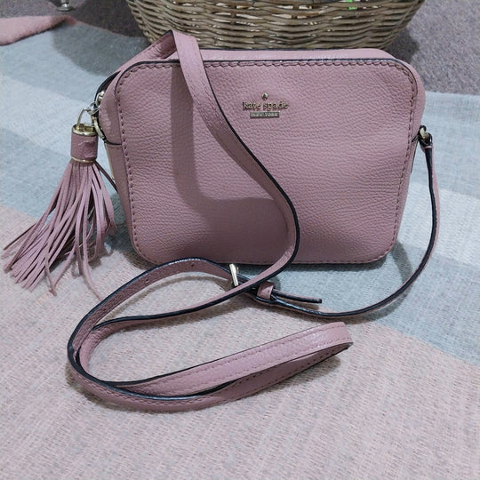 Kate Spade Crossbody Bag Dusky Pink Leather