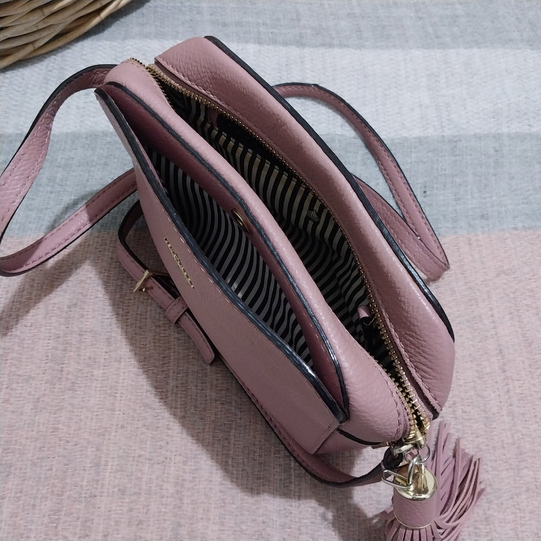 Kate Spade Crossbody Bag Dusky Pink Leather