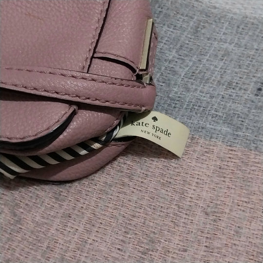 Kate Spade Crossbody Bag Dusky Pink Leather