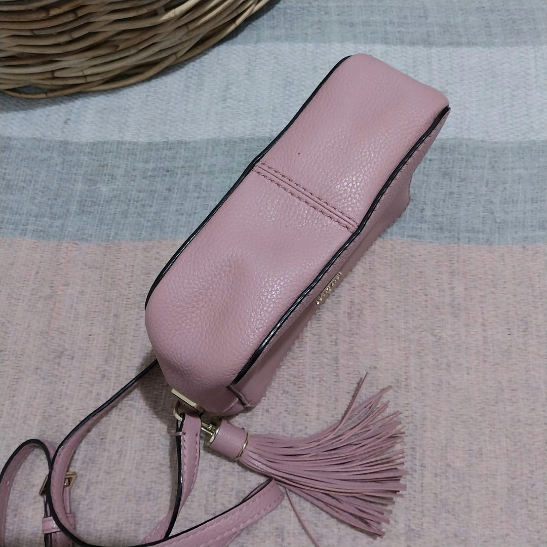 Kate Spade Crossbody Bag Dusky Pink Leather