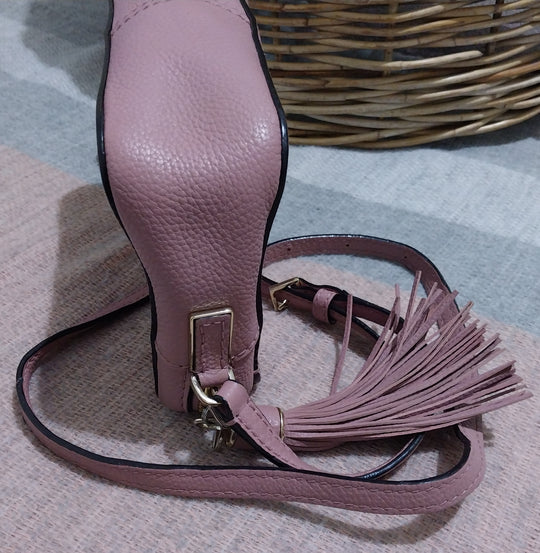 Kate Spade Crossbody Bag Dusky Pink Leather