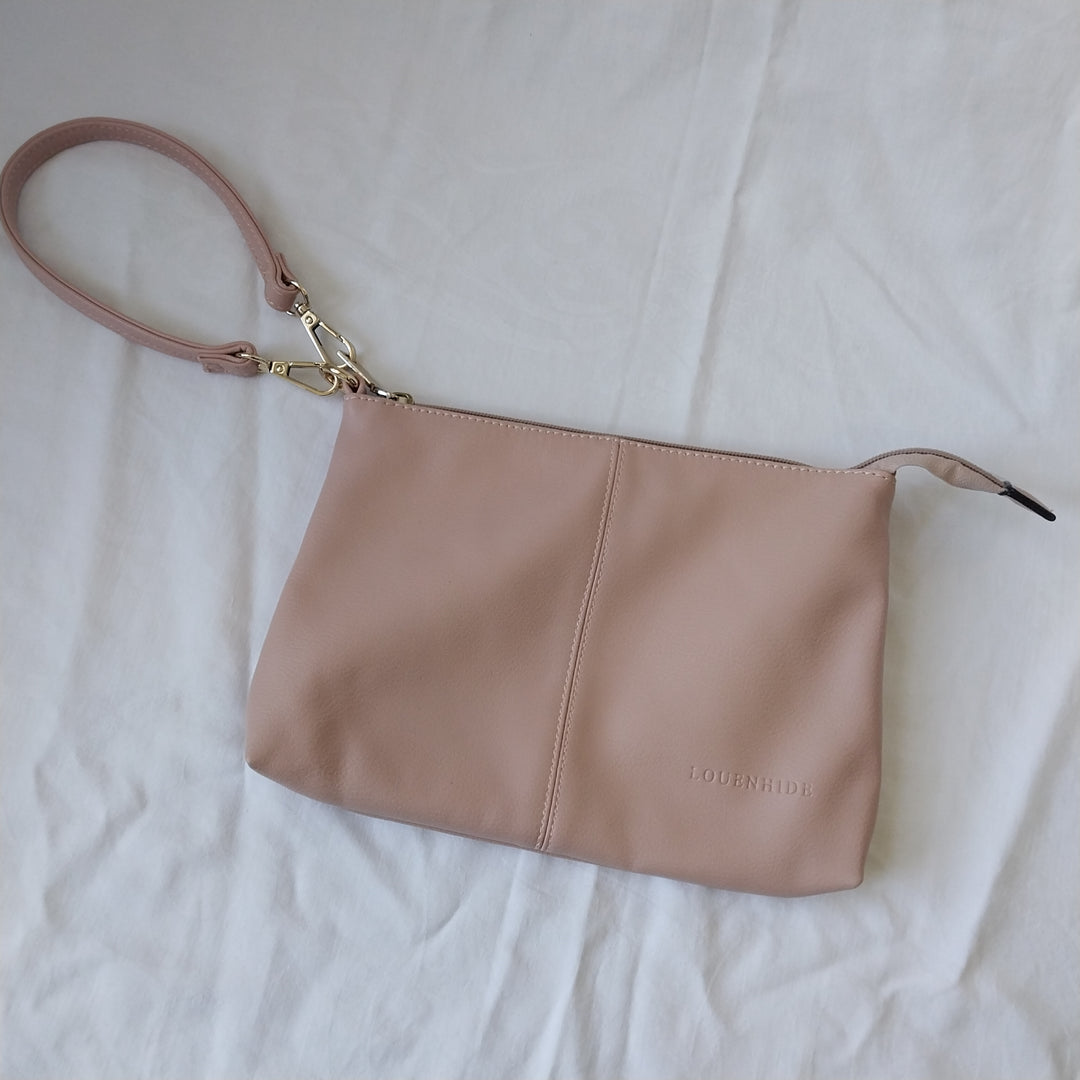 Louenhide Handbag/Wristlet Pink Vegan Leather
