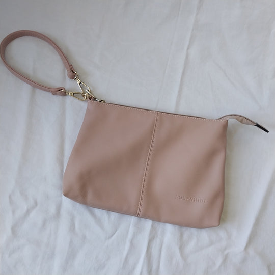 Louenhide Handbag/Wristlet Pink Vegan Leather