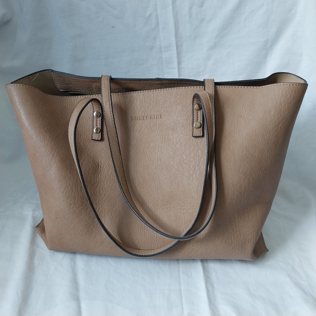 Louenhide Tote Bag Vegan Leather Caramel
