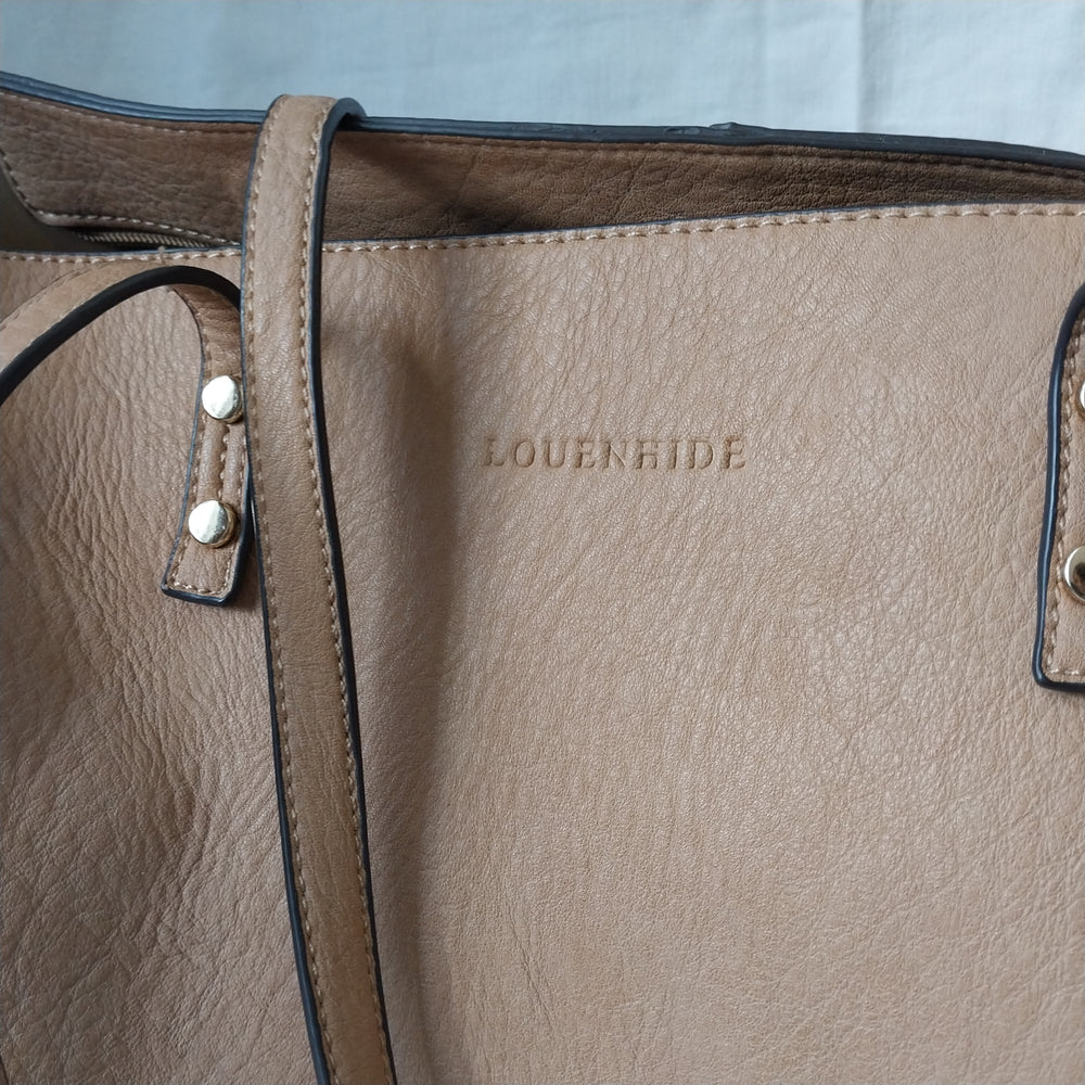 Louenhide Tote Bag Vegan Leather Caramel