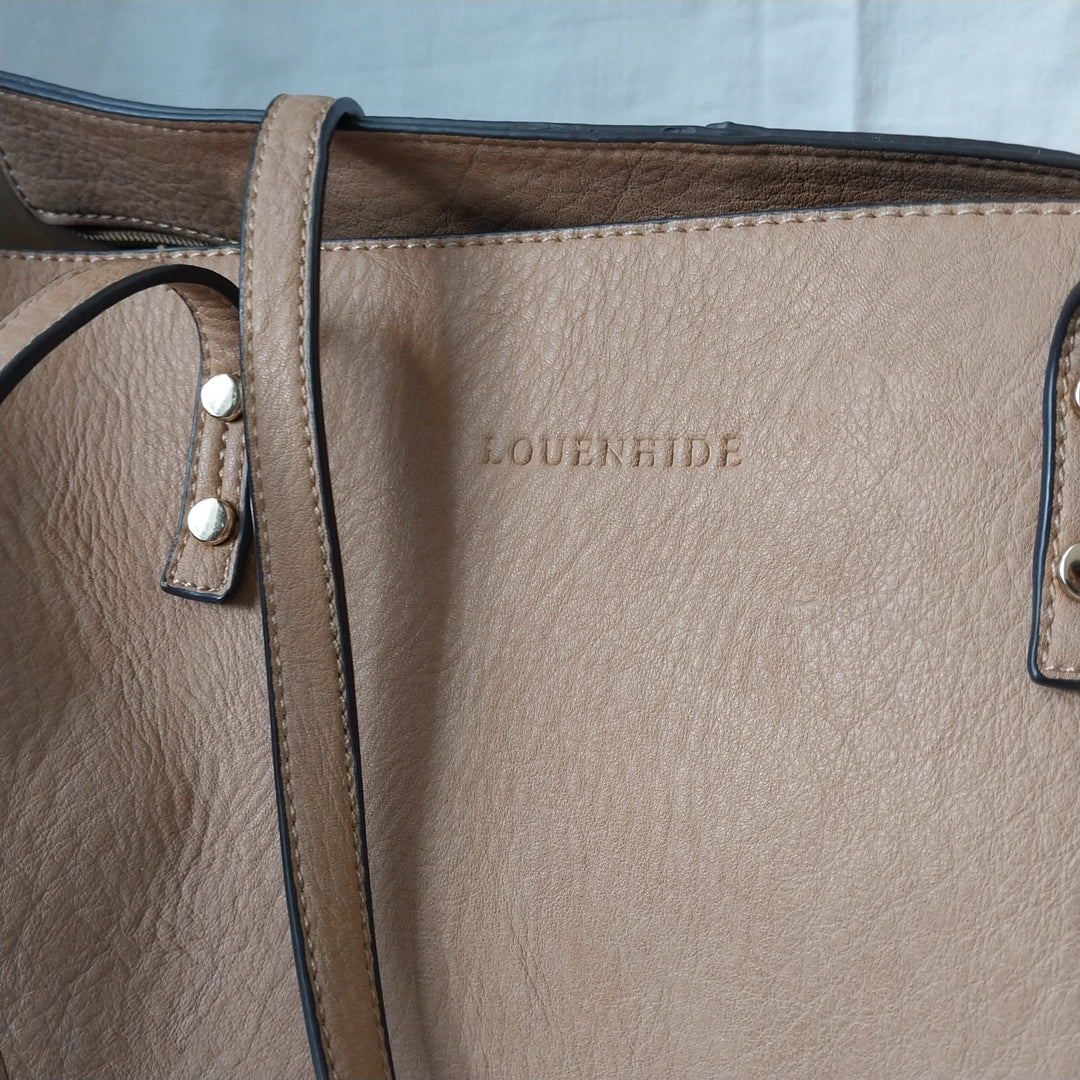 Louenhide Tote Bag Vegan Leather Caramel