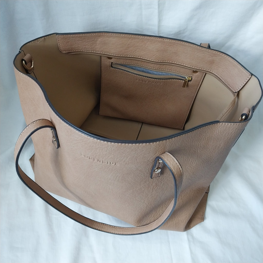 Louenhide Tote Bag Vegan Leather Caramel