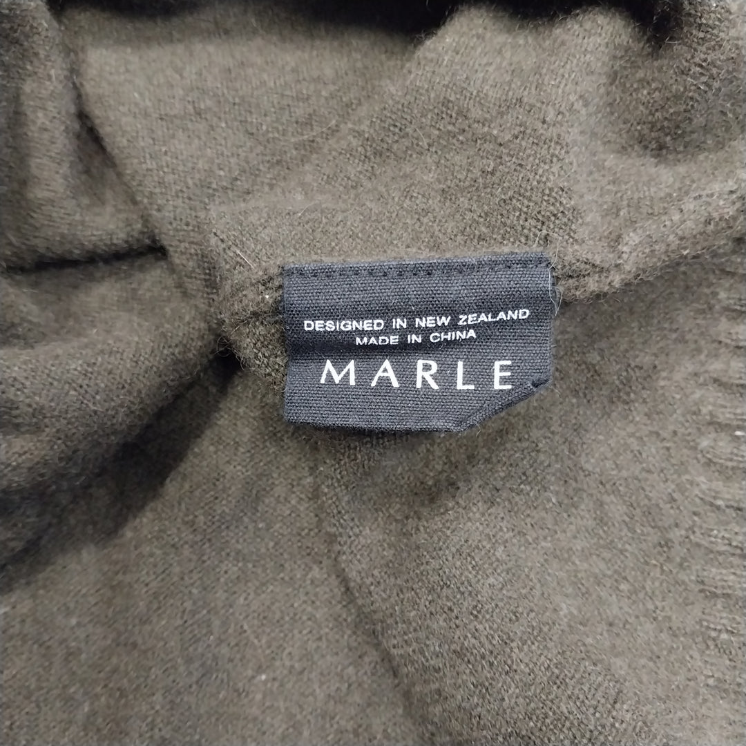 Marle NZ Cashmere Jumper Size 8 Deep Green