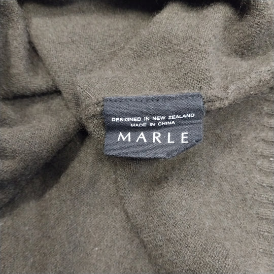 Marle NZ Cashmere Jumper Size 8 Deep Green