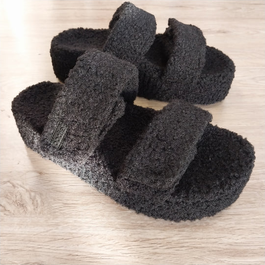 the oodie Sherpa Platform As New size 38-39 Black