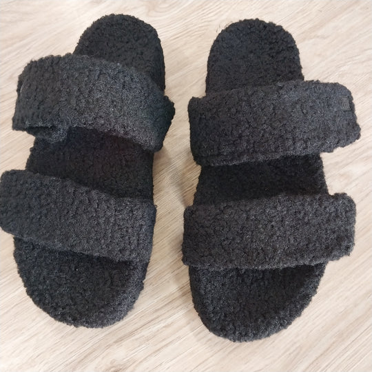 the oodie Sherpa Platform As New size 38-39 Black