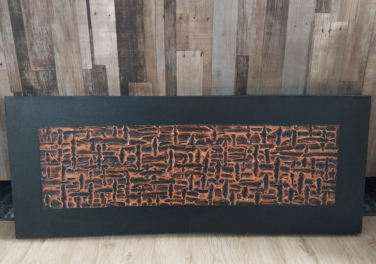 Contemporary Copper Look Art Work