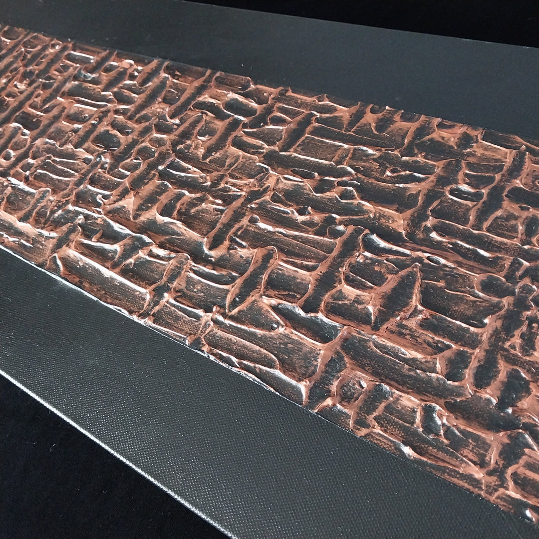 Contemporary Copper Look Art Work