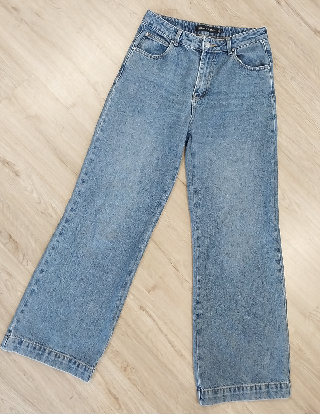 Among The Brave Wide Leg-High Waist Jeans Size 12