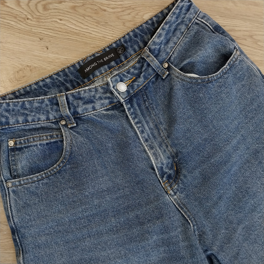 Among The Brave Wide Leg-High Waist Jeans Size 12