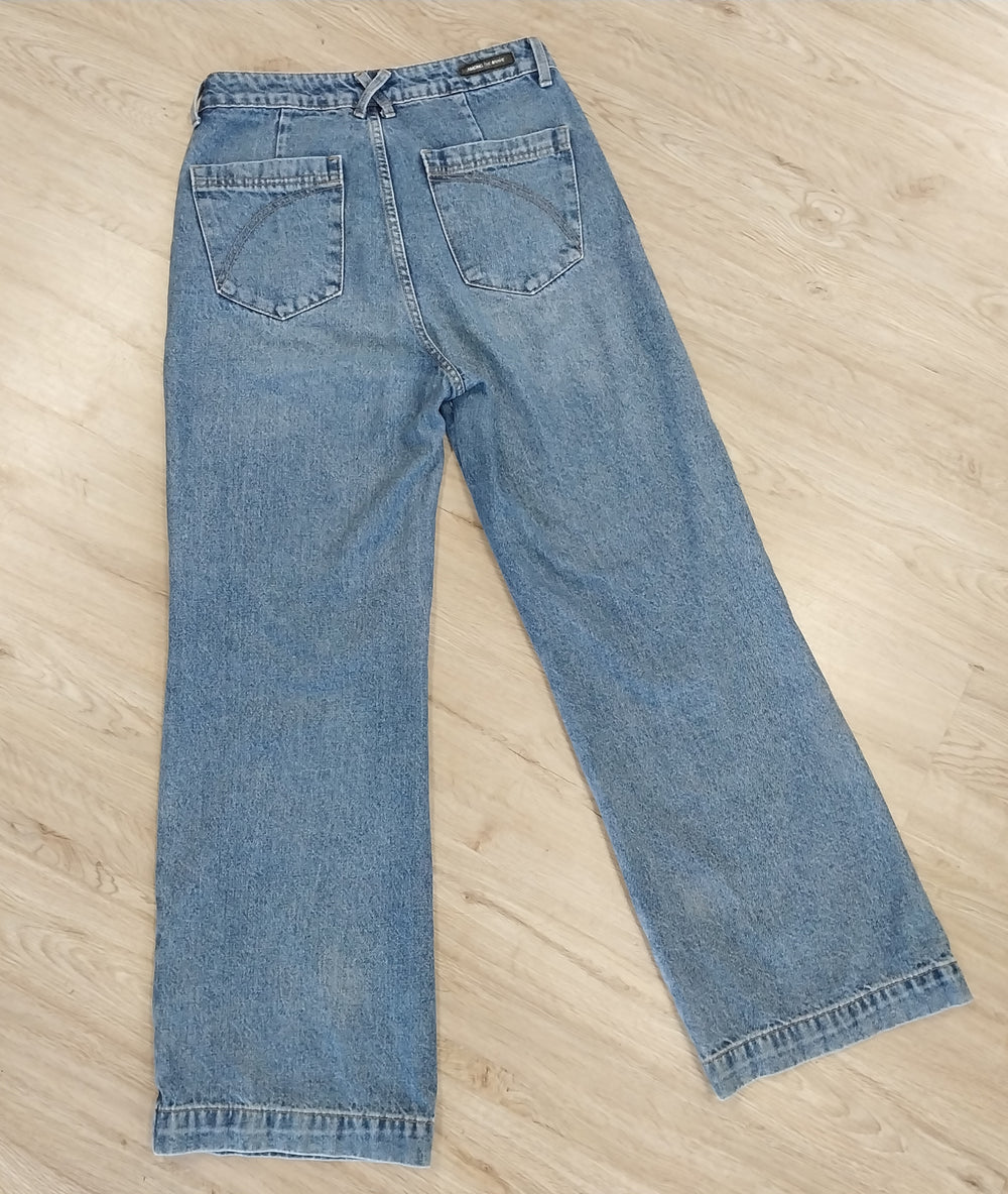 Among The Brave Wide Leg-High Waist Jeans Size 12