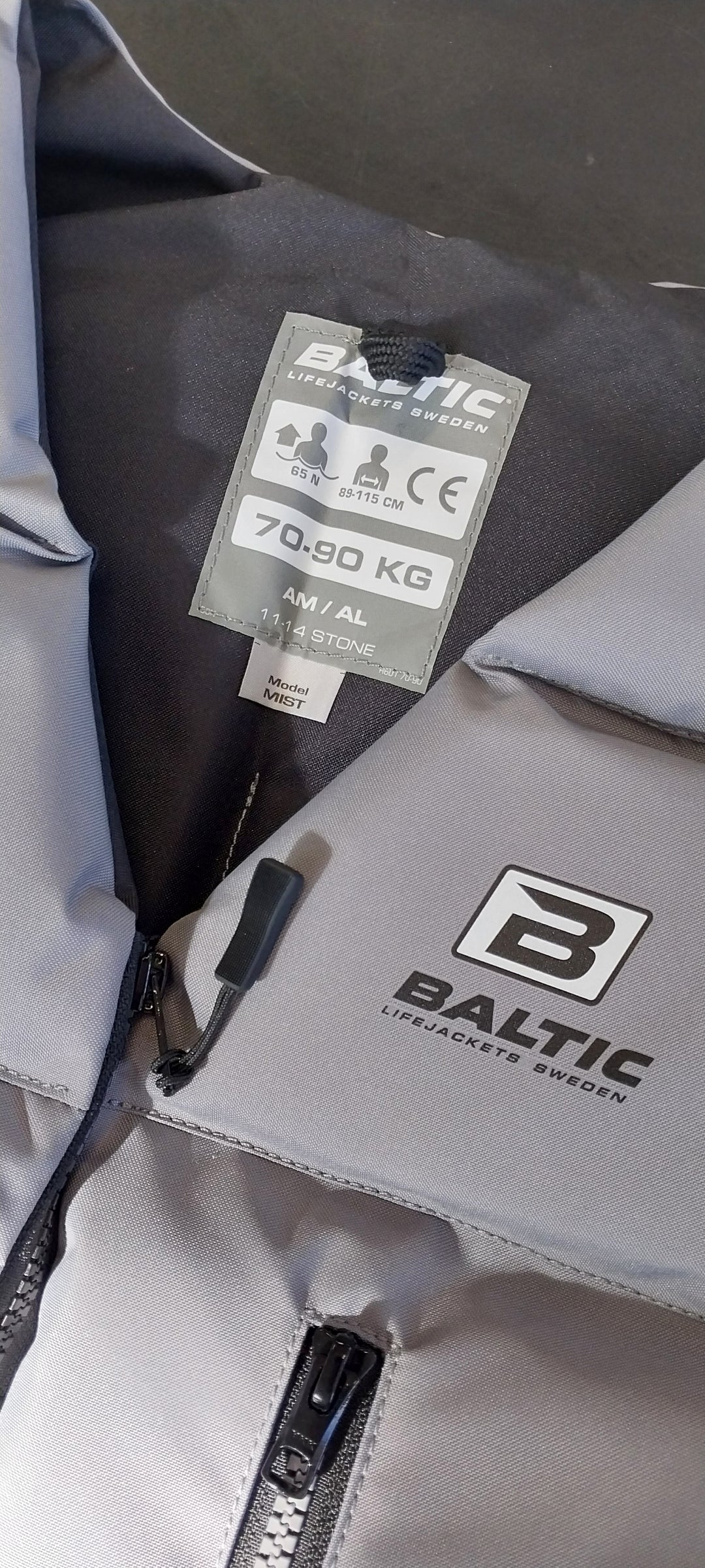 Baltic Brand Lifejackets Sweden, Buoyancy Vest -BNWT- 70 -90 Kg