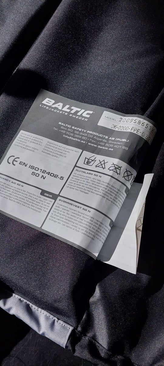 Baltic Brand Lifejackets Sweden, Buoyancy Vest -BNWT- 70 -90 Kg