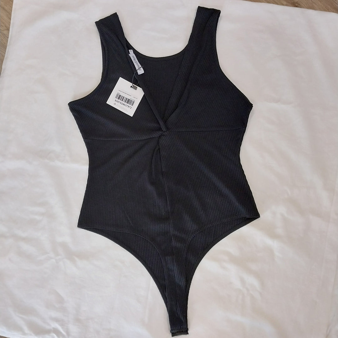 Atmos & Here Twist back Bodysuit Size 14 BNWT