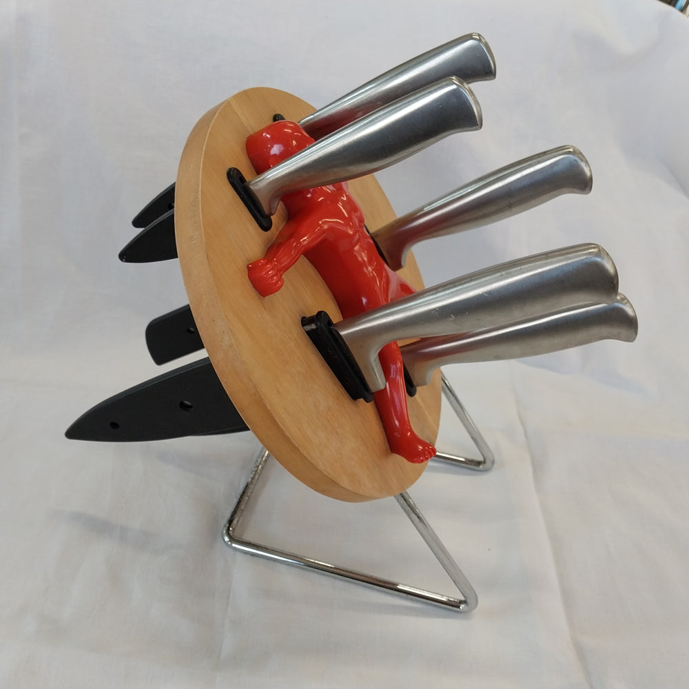 Novelty Knife Throwing-  Knife Block Set
