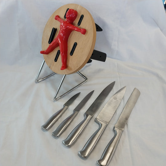 Novelty Knife Throwing-  Knife Block Set