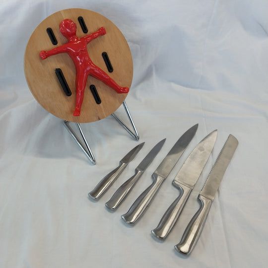 Novelty Knife Throwing-  Knife Block Set