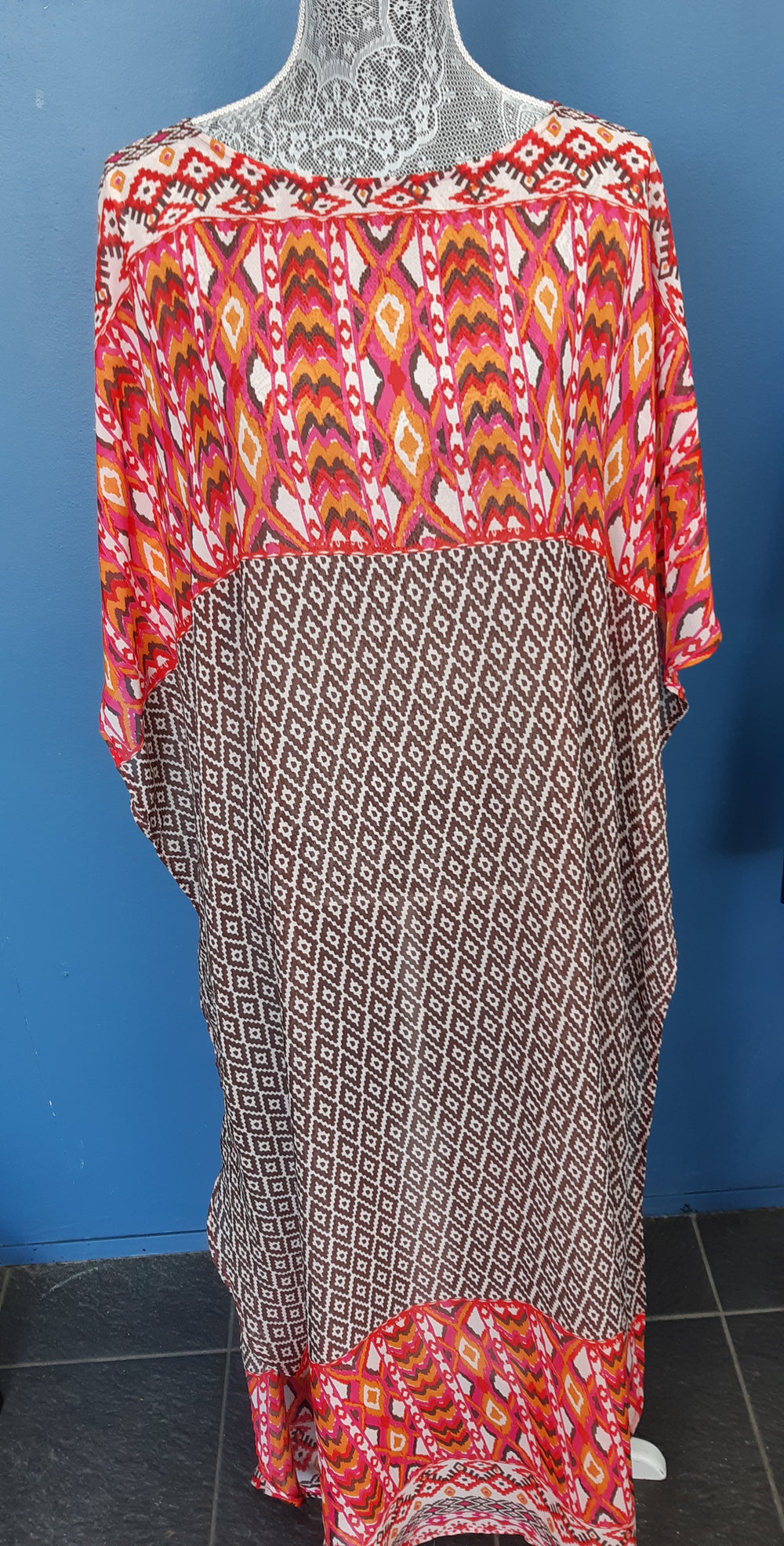Kaftan long dress made by Sonclaire size 18-20