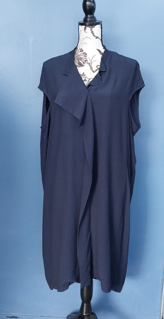ELK Dress in Navy Blue Size S/M Loose Fit