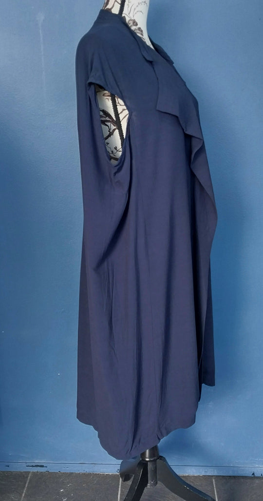 ELK Dress in Navy Blue Size S/M Loose Fit