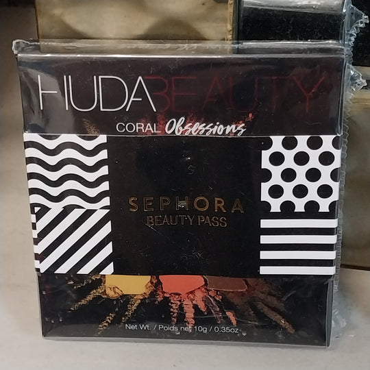 Sephora- Huda Beauty, Coral Obsessions Eyeshadow Palette- BNIB